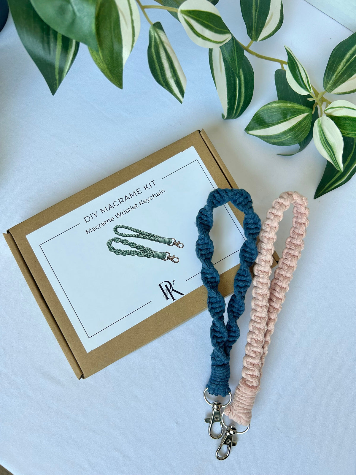 DIY Kit - Macrame Wristlet & Twisted Wristlet Keychain