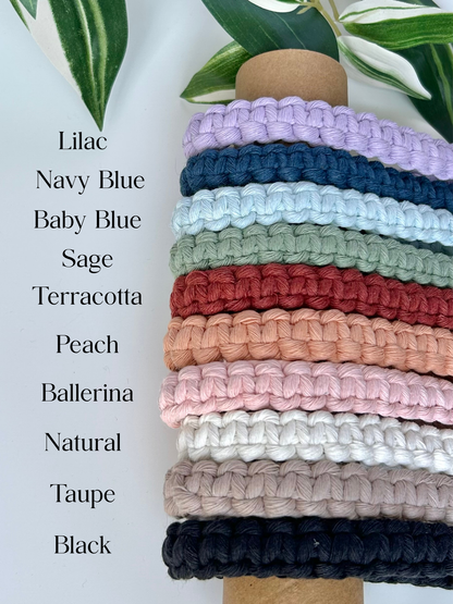 Macrame Finger Loop Keychain