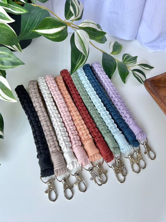 Macrame Wristlet Keychain