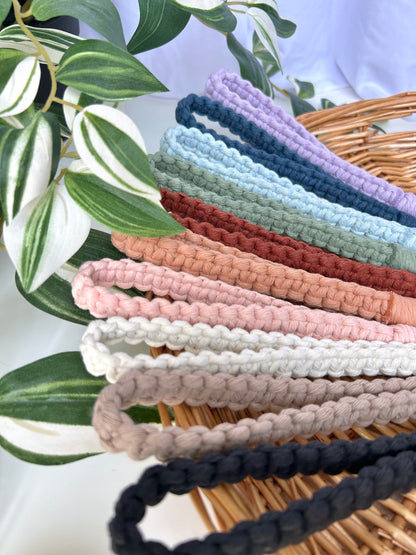Macrame Wristlet Keychain