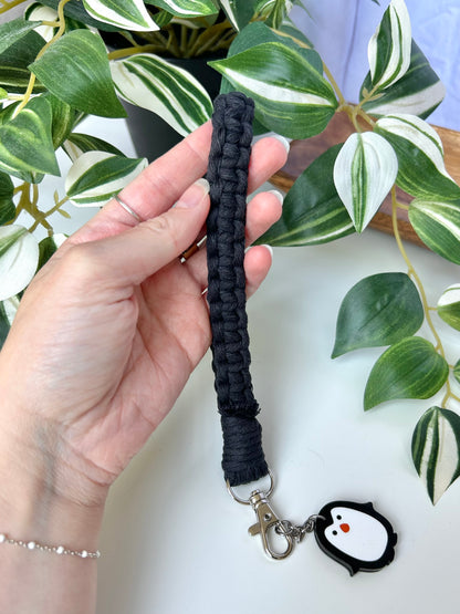 Macrame Wristlet Keychain