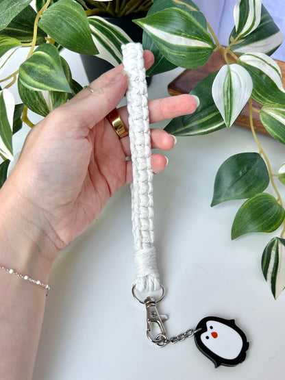Macrame Wristlet Keychain