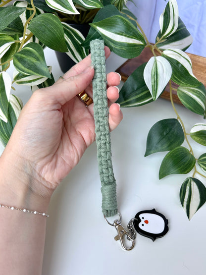 Macrame Wristlet Keychain
