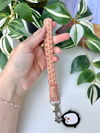 Macrame Wristlet Keychain