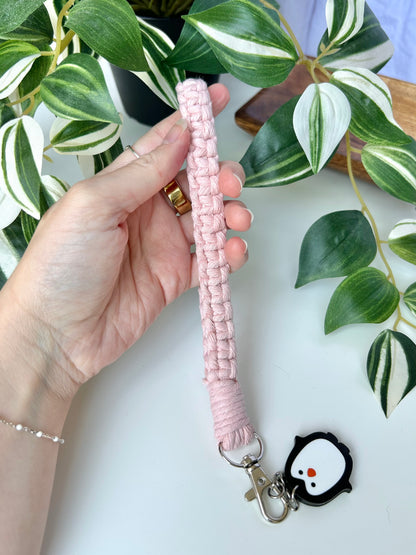 Macrame Wristlet Keychain