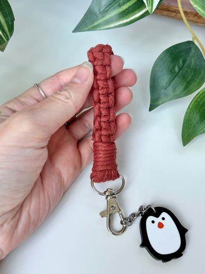 Macrame Finger Loop Keychain