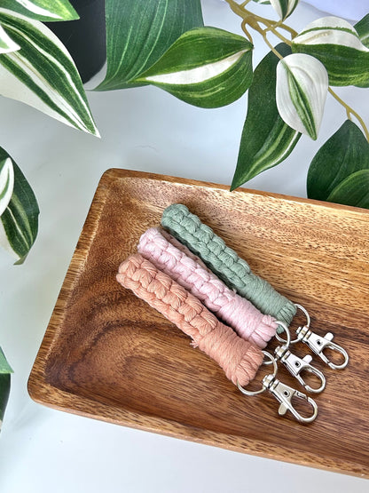 Macrame Finger Loop Keychain