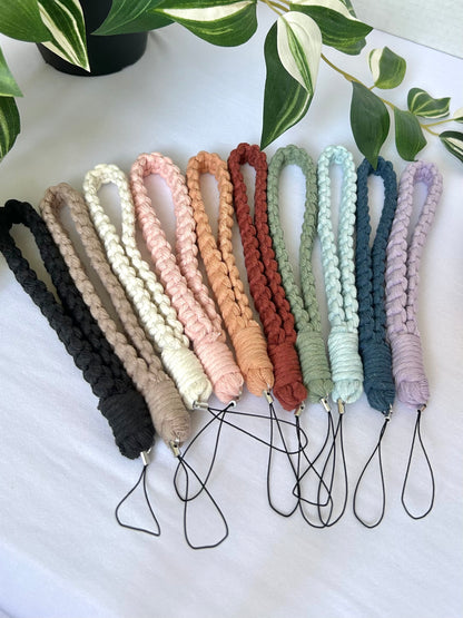 Macrame Phone Lanyard Wristlet