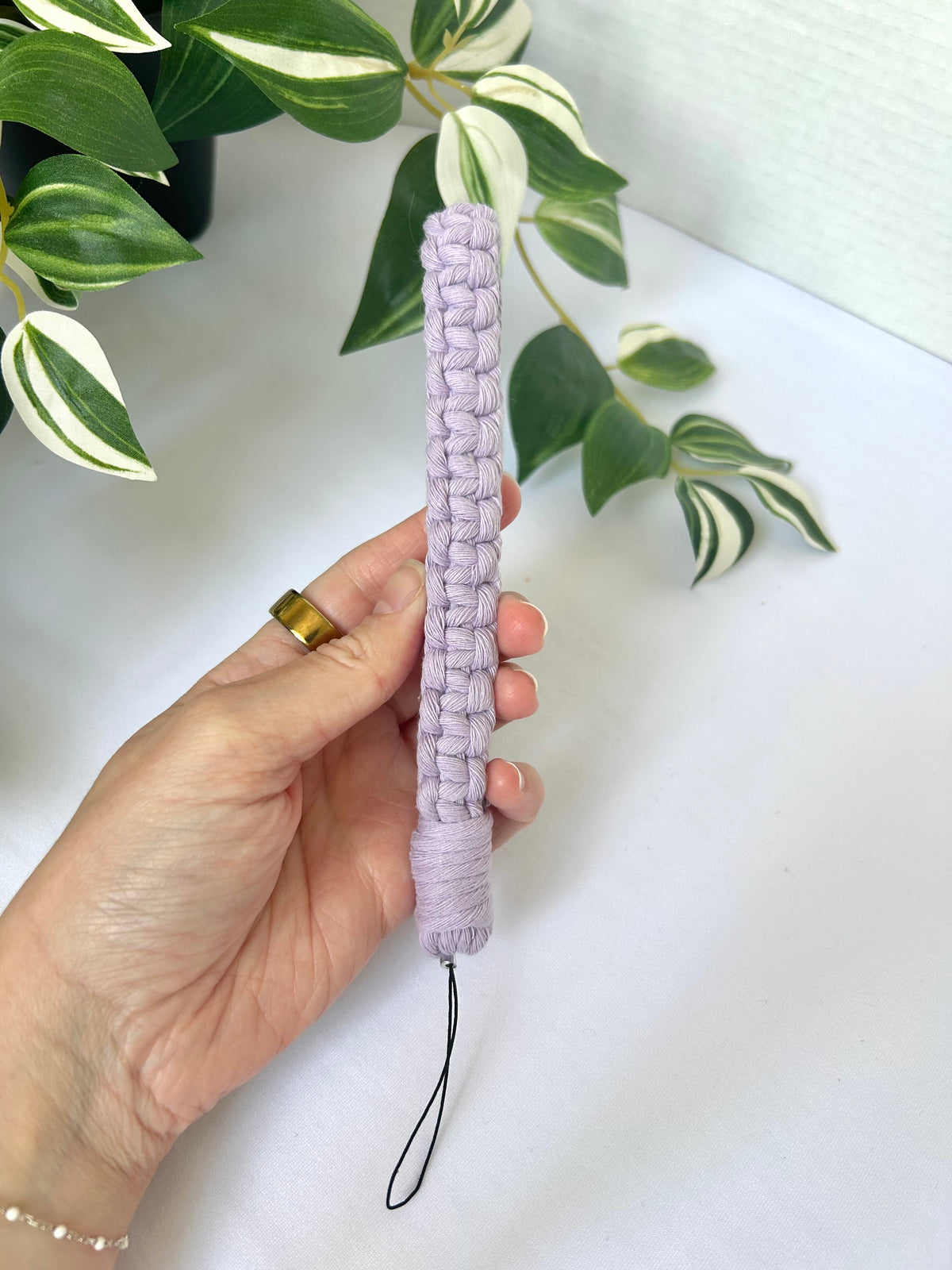 Macrame Phone Lanyard Wristlet
