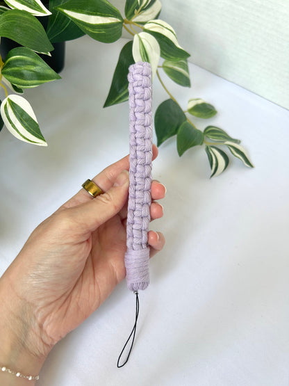 Macrame Phone Lanyard Wristlet