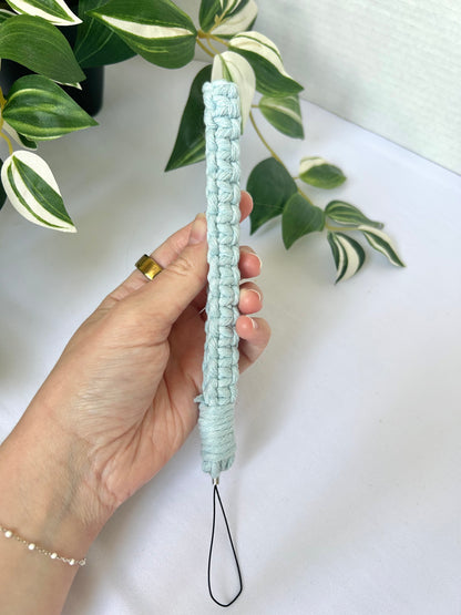 Macrame Phone Lanyard Wristlet