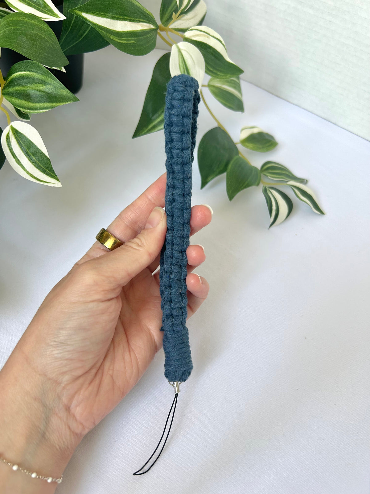 Macrame Phone Lanyard Wristlet