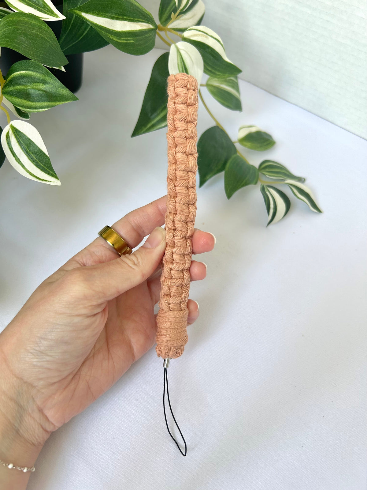 Macrame Phone Lanyard Wristlet