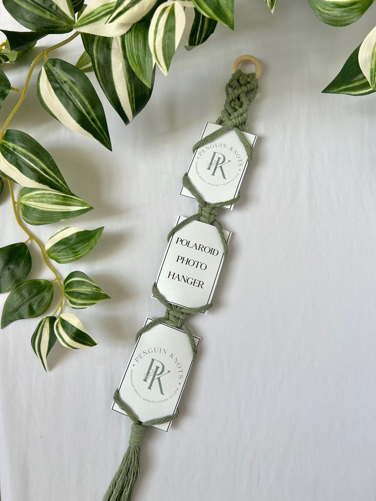 Macrame Polaroid Photo Hanger Wall Decor