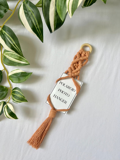 Macrame Polaroid Photo Hanger Wall Decor
