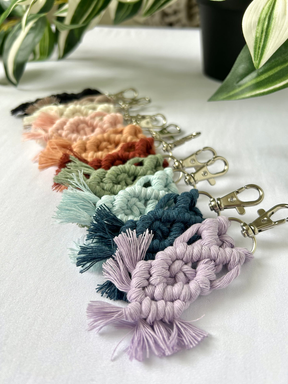 Mini Macrame Keychain