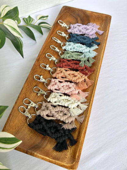 Mini Macrame Keychain