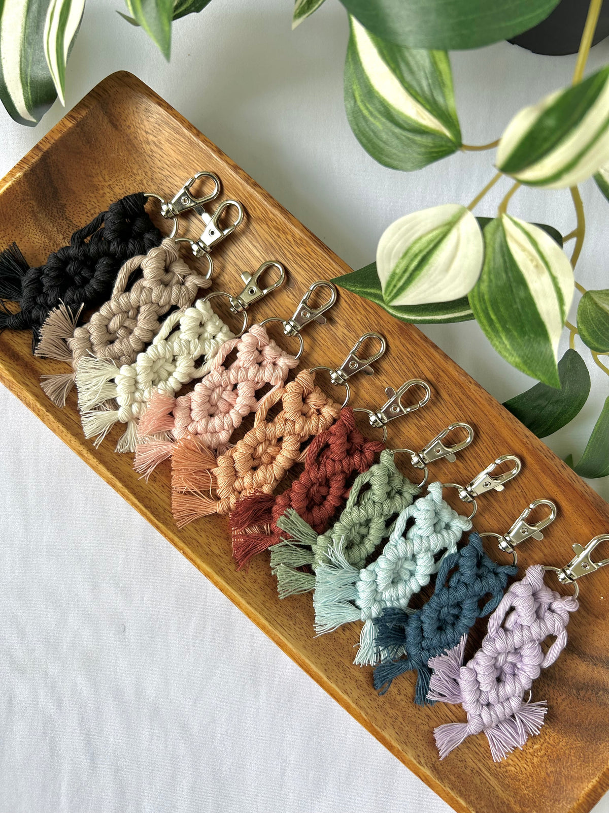 Mini Macrame Keychain