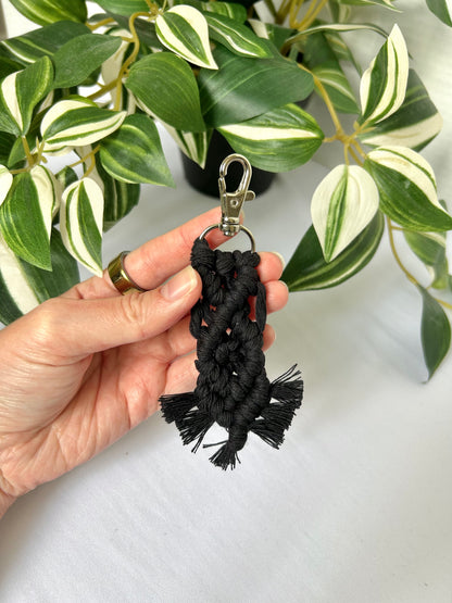 Mini Macrame Keychain