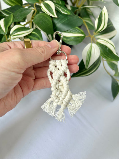 Mini Macrame Keychain