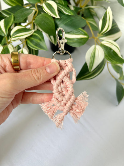 Mini Macrame Keychain