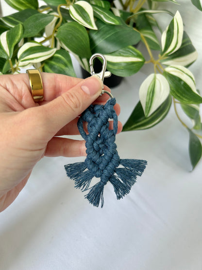 Mini Macrame Keychain