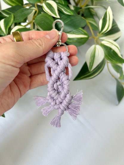Mini Macrame Keychain