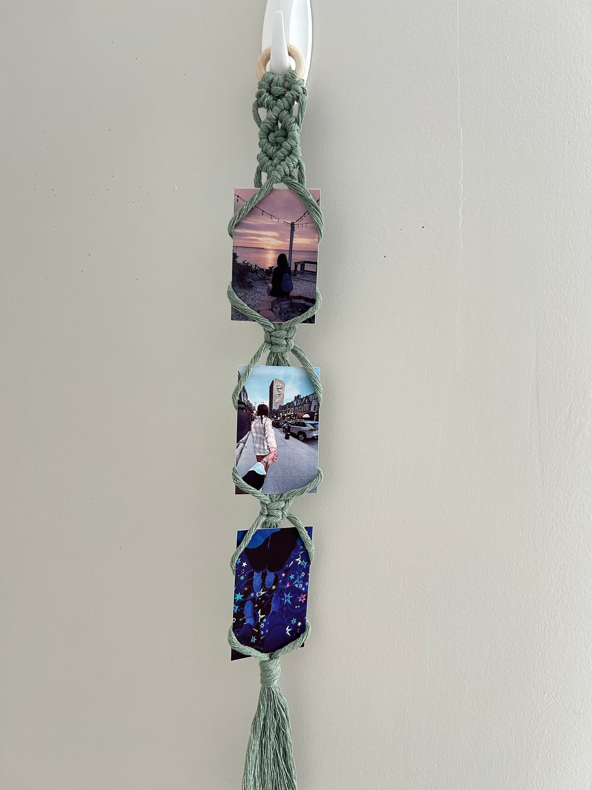 Macrame Polaroid Photo Hanger Wall Decor