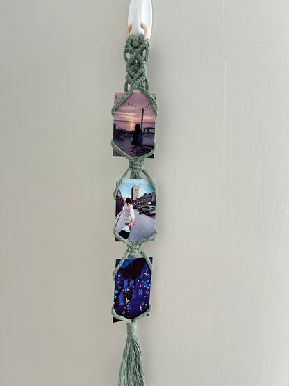 Macrame Polaroid Photo Hanger Wall Decor
