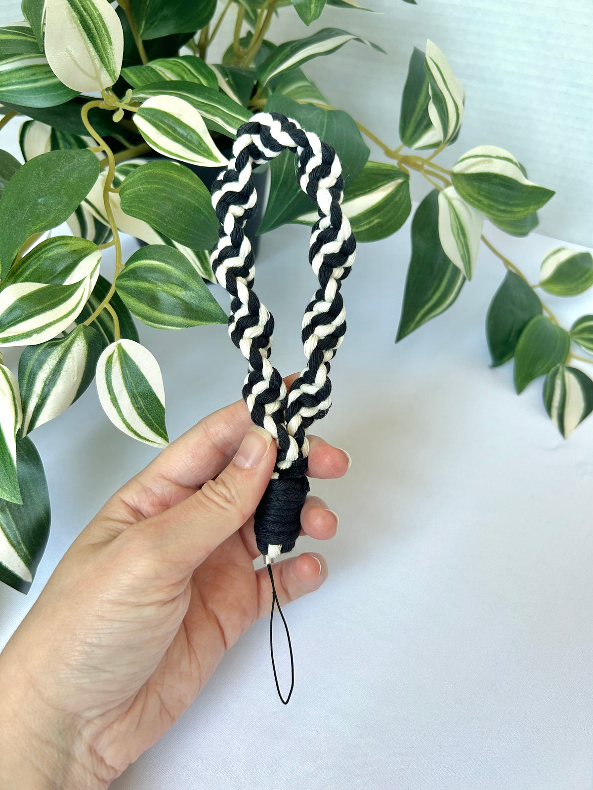 Twisted Macrame Phone Lanyard Wristlet