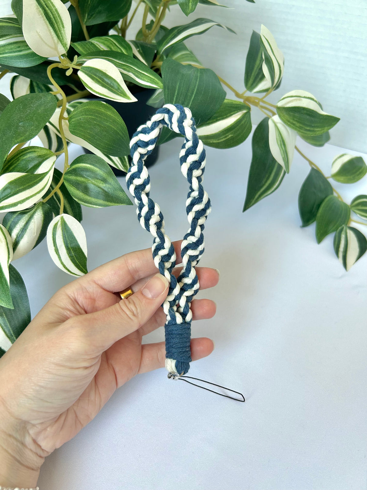 Twisted Macrame Phone Lanyard Wristlet