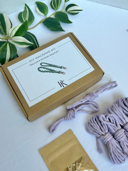 DIY Kit - Macrame Wristlet & Twisted Wristlet Keychain