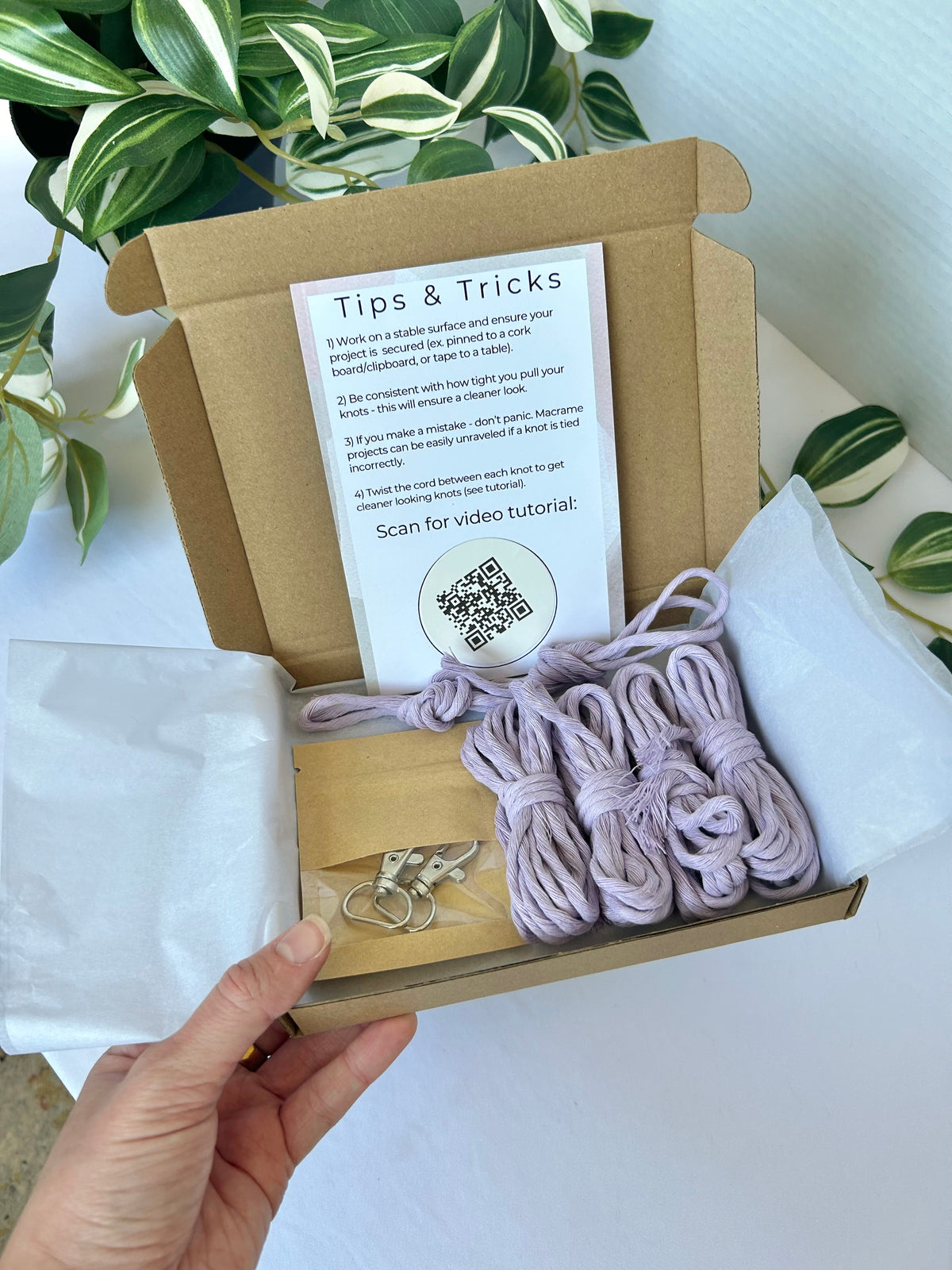 DIY Kit - Macrame Wristlet & Twisted Wristlet Keychain