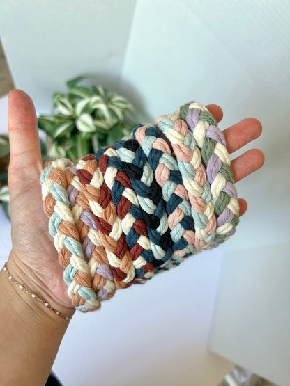 Braided Macrame Lanyard with Keyring