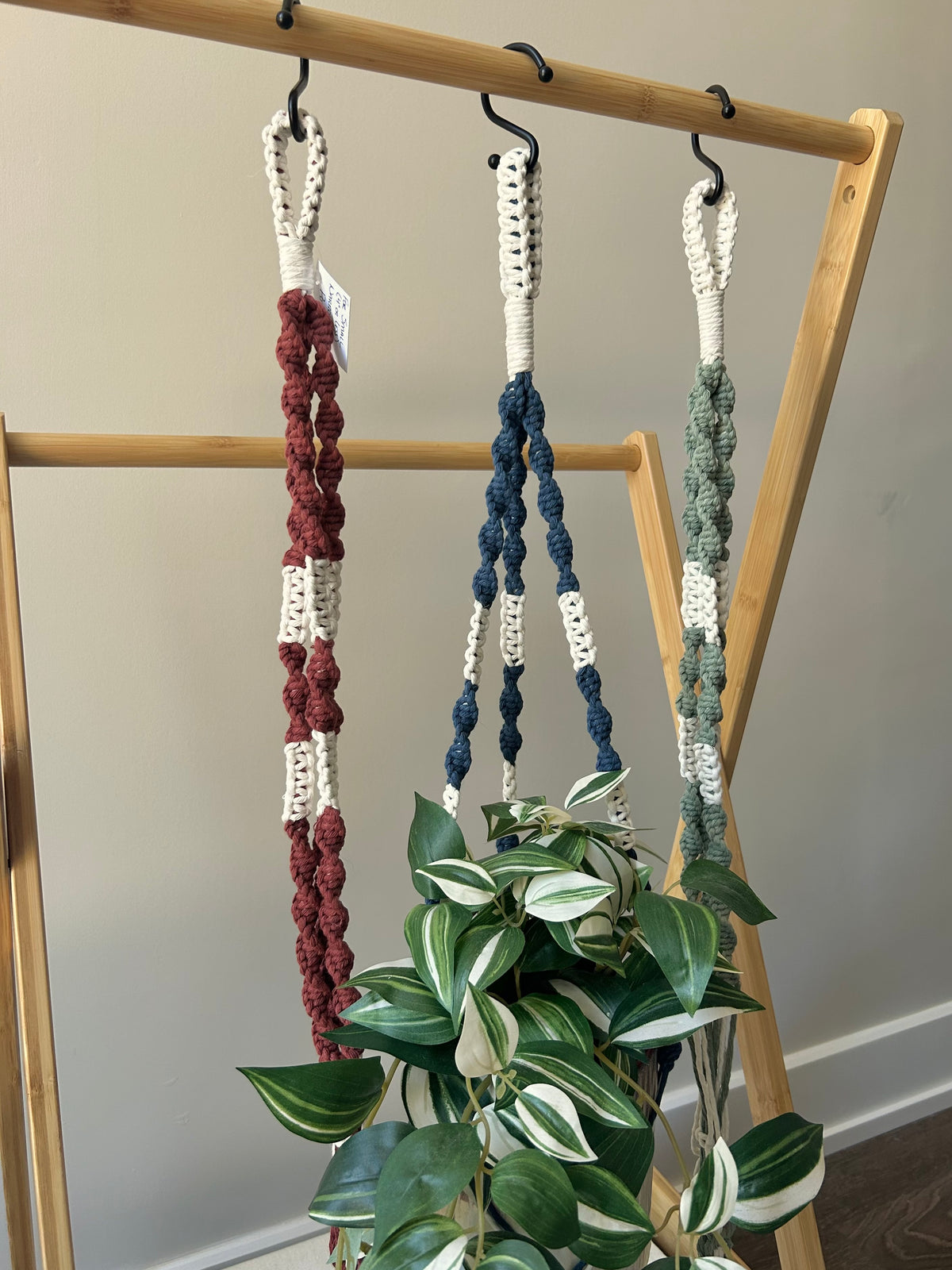 Macrame Plant Hanger - Hanging Decor for Pots & Plants