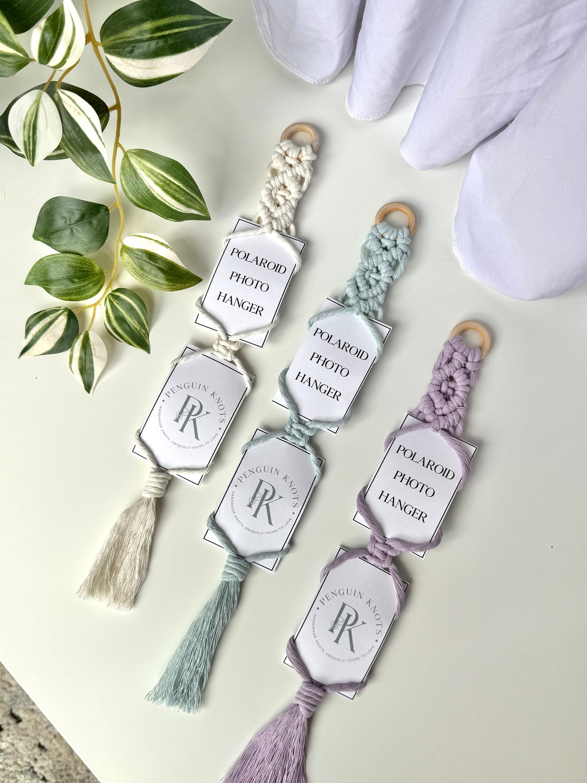 Macrame Polaroid Photo Hanger Wall Decor