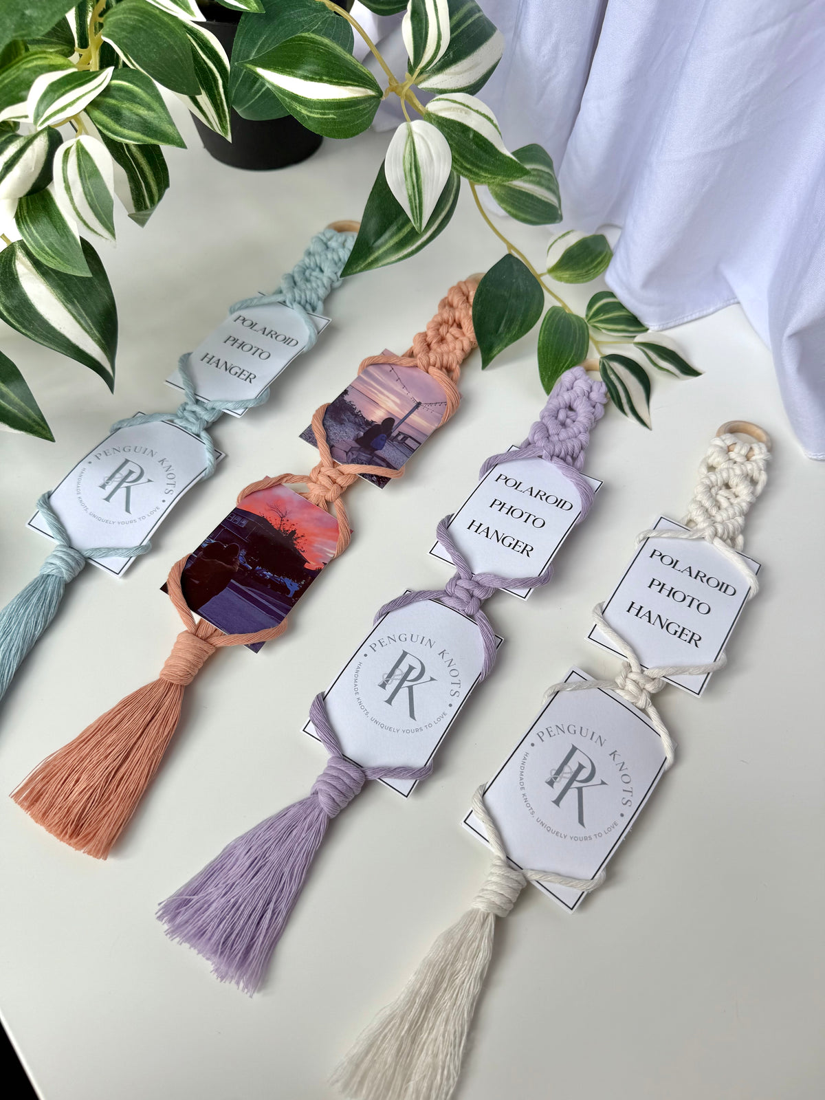 Macrame Polaroid Photo Hanger Wall Decor