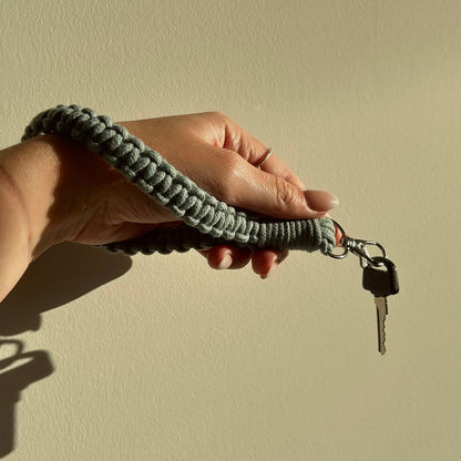Macrame Wristlet Keychain
