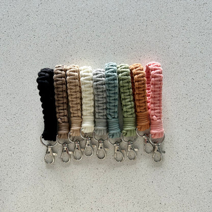 Macrame Finger Loop Keychain