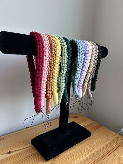 Macrame Phone Lanyard Wristlet