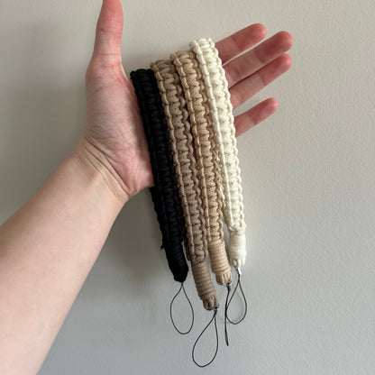Macrame Phone Lanyard Wristlet