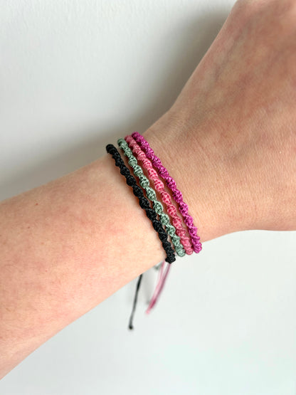 Twisted Macrame Friendship Bracelet