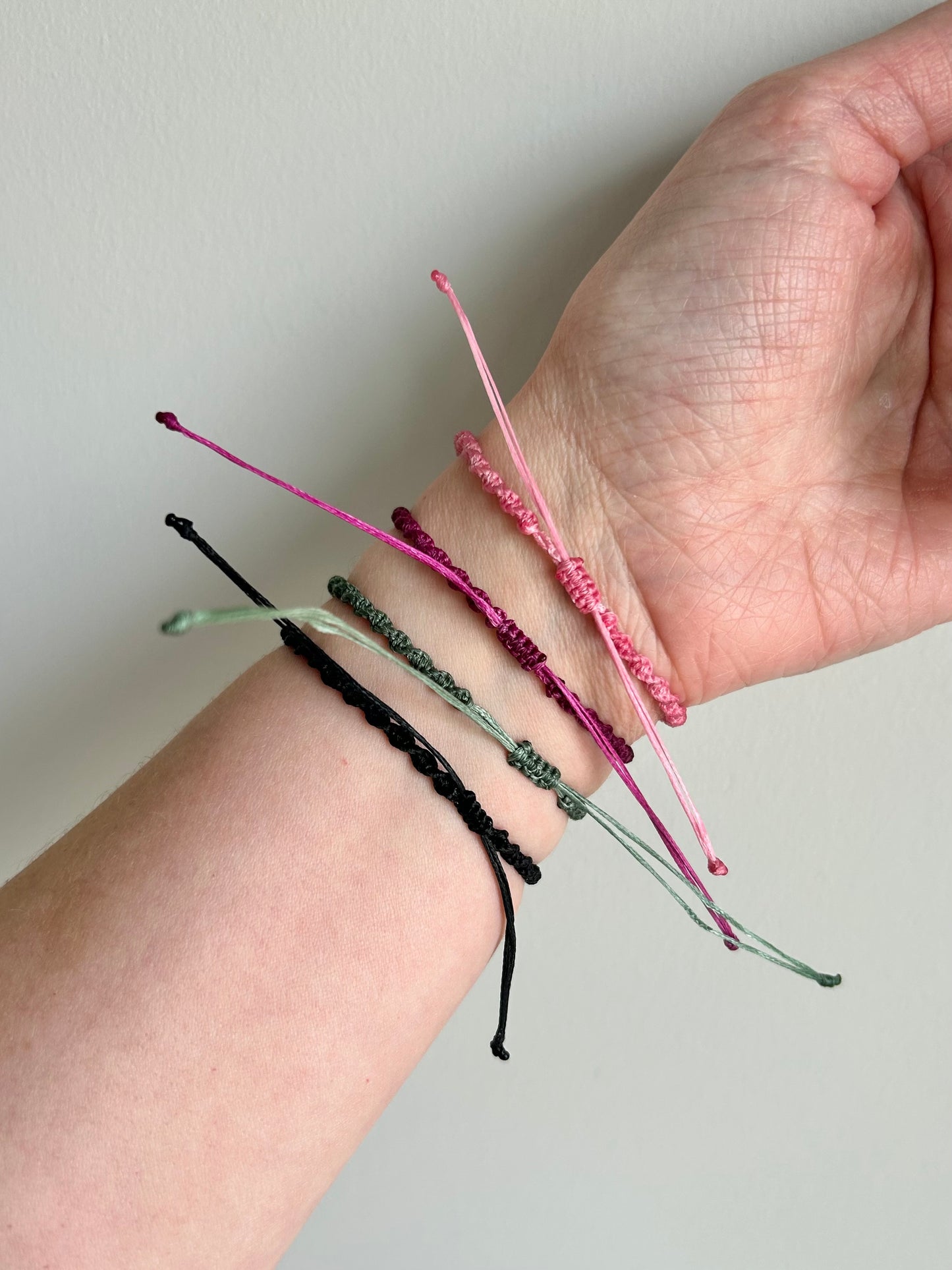 Twisted Macrame Infinity Friendship Bracelet – Adjustable Handmade Boho Jewelry