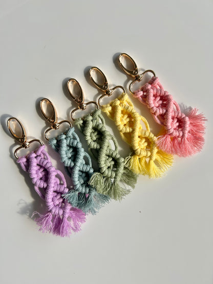Mini Macrame Keychain