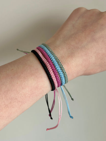 Square Knot Macrame Bracelet