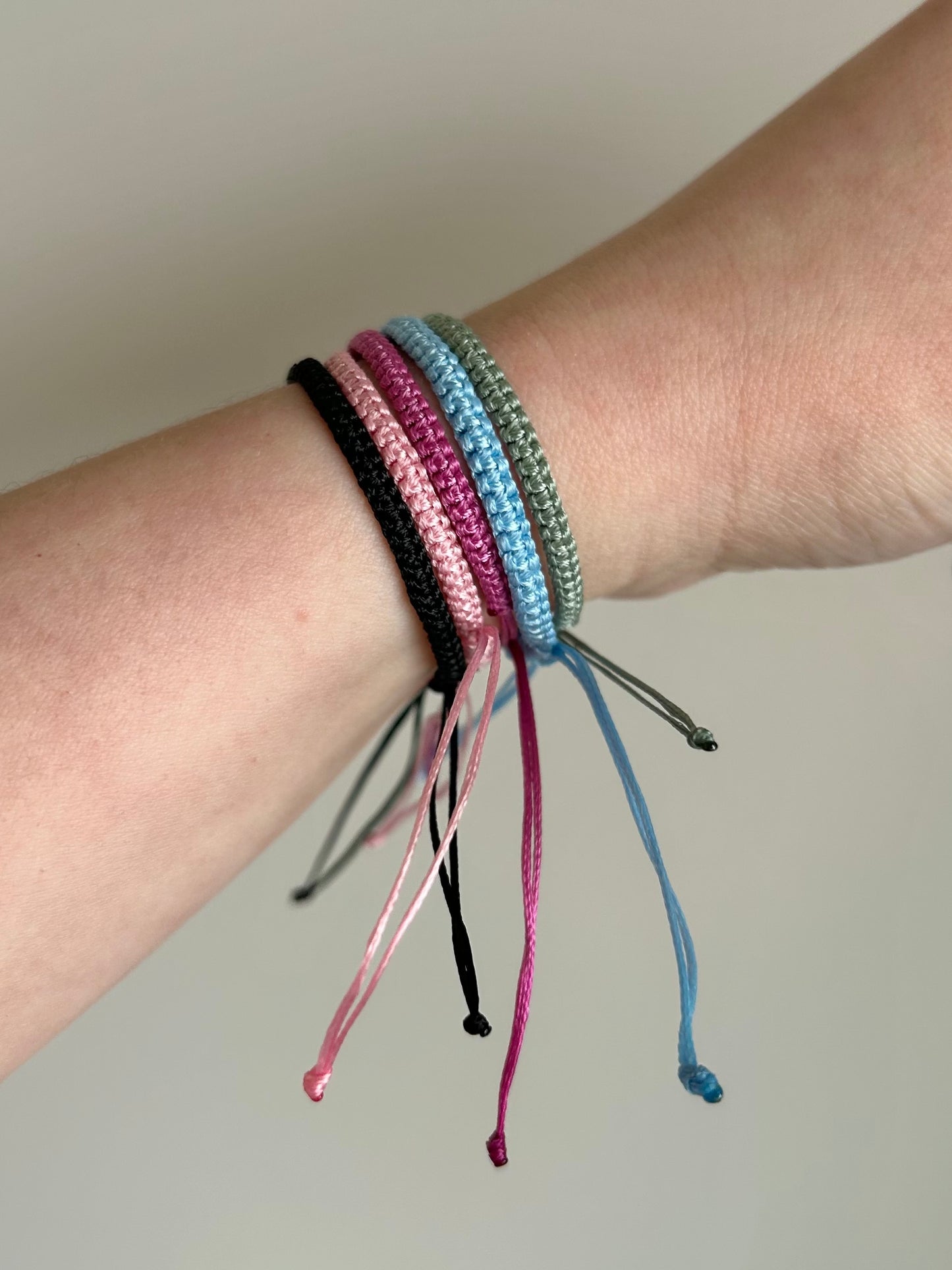 Square Knot Macrame Bracelet