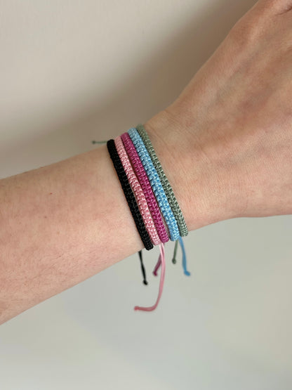 Square Knot Macrame Bracelet