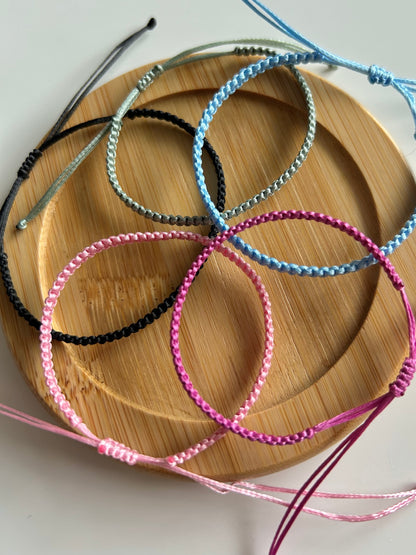 Square Knot Macrame Bracelet