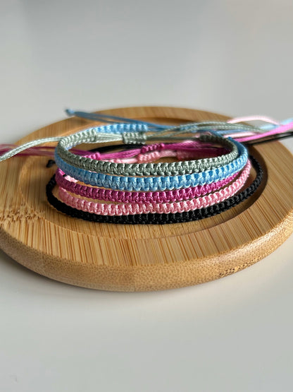 Square Knot Macrame Bracelet